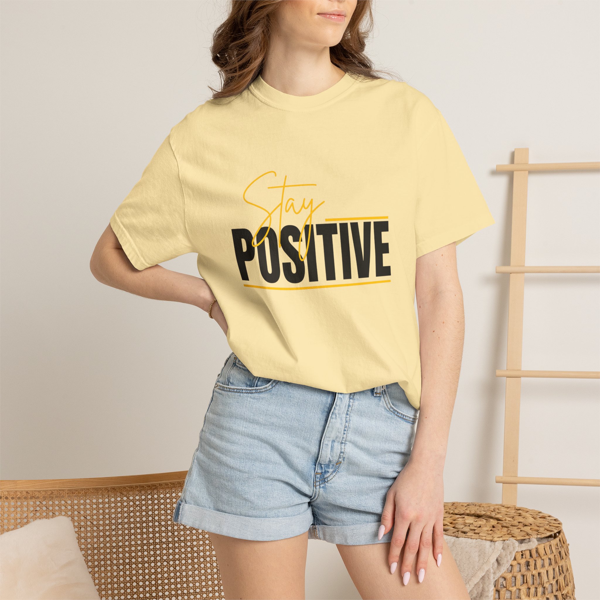 Stay Positive T-shirt | Motivational Typography Tee - Image 20